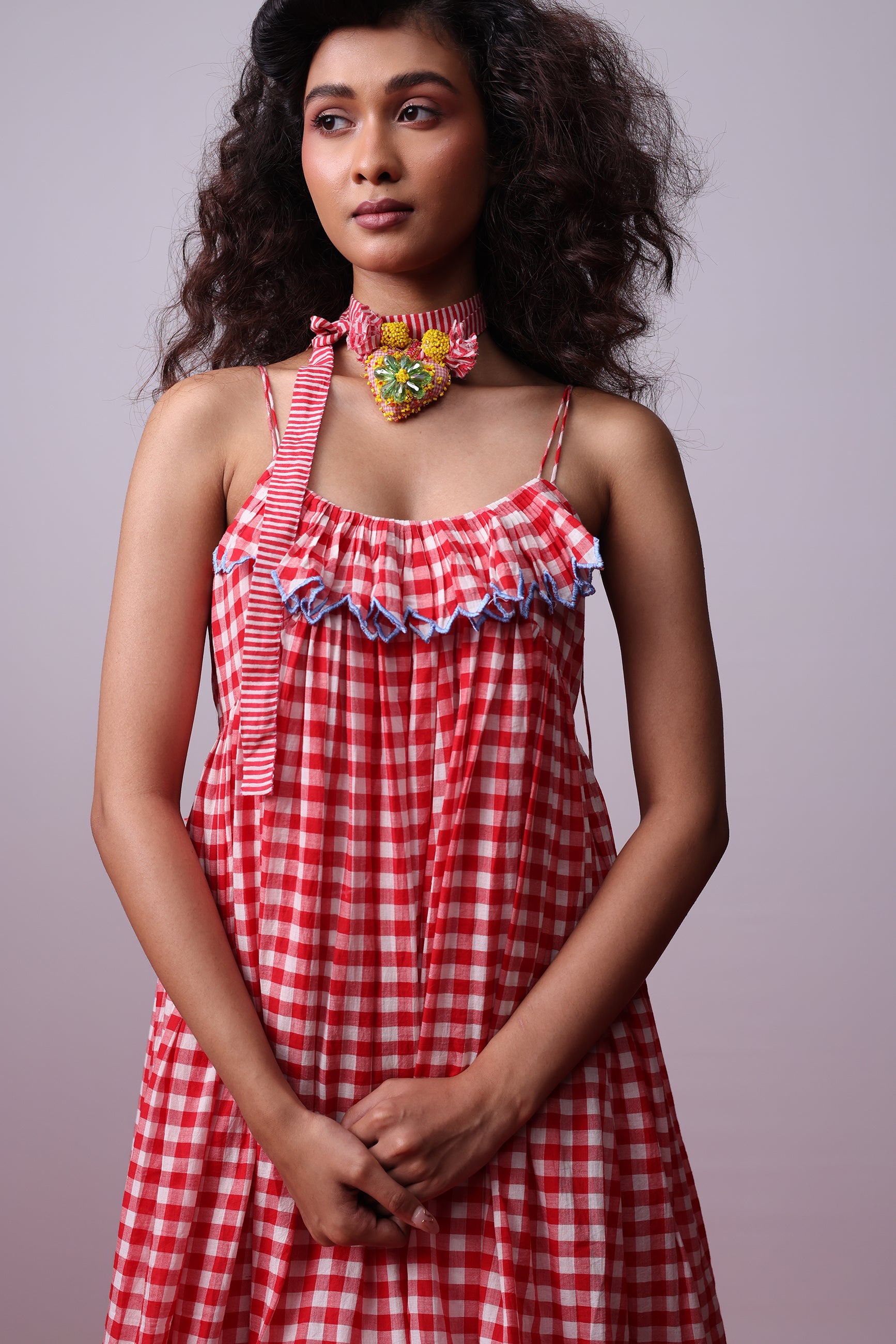 Picnic Ruffle Dress DRESSES IKKIVI