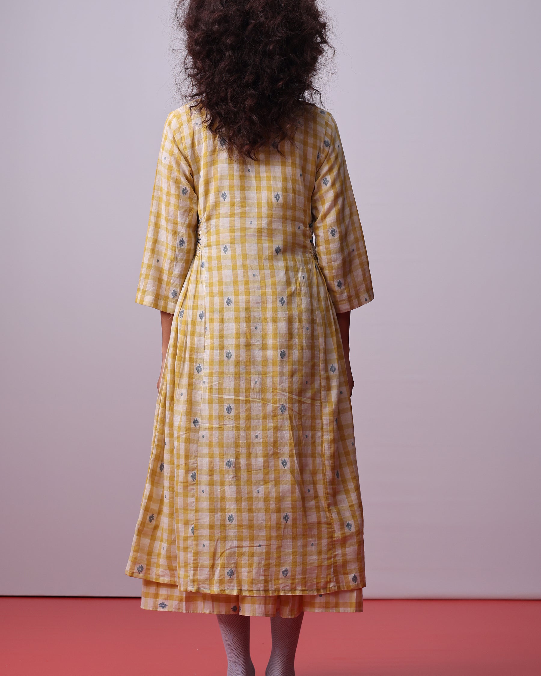 Sunlit Mosaic Layered Dress DRESSES IKKIVI