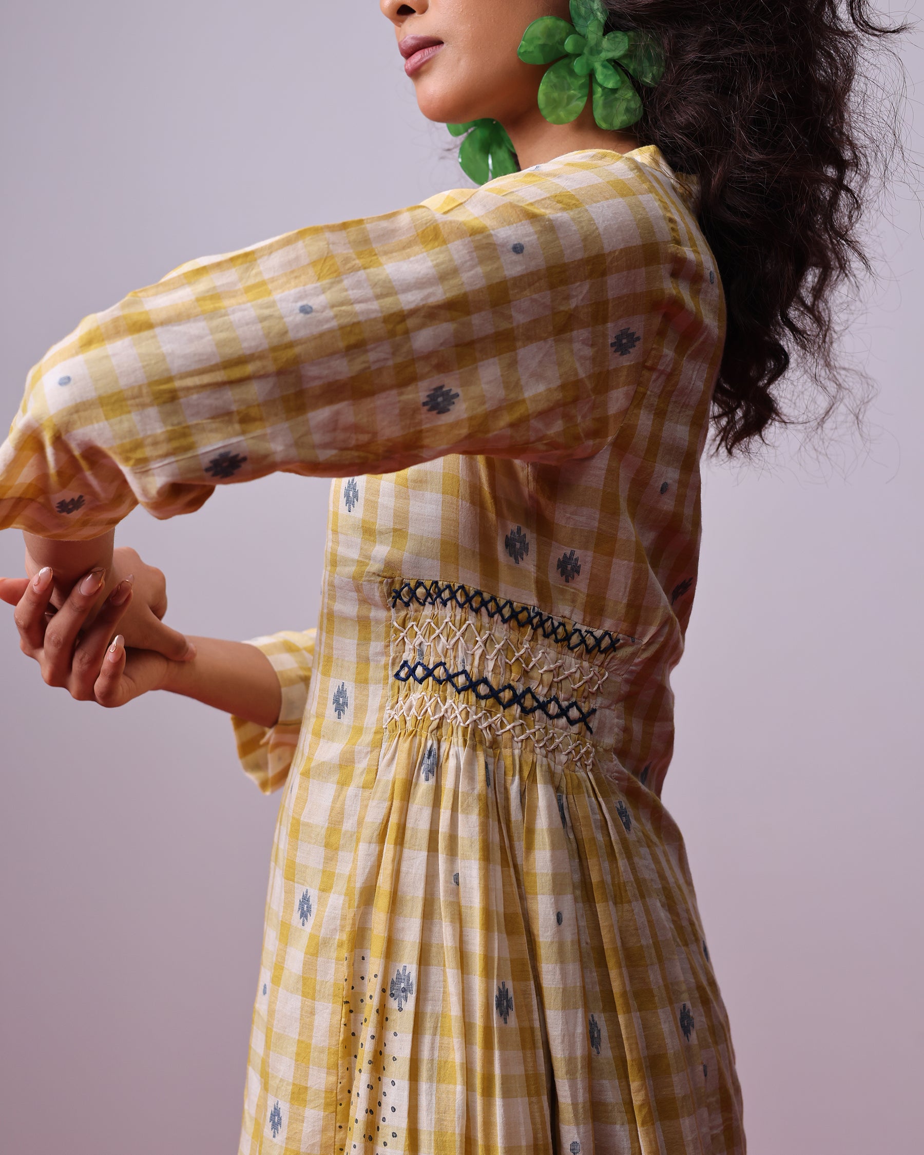 Sunlit Mosaic Layered Dress DRESSES IKKIVI