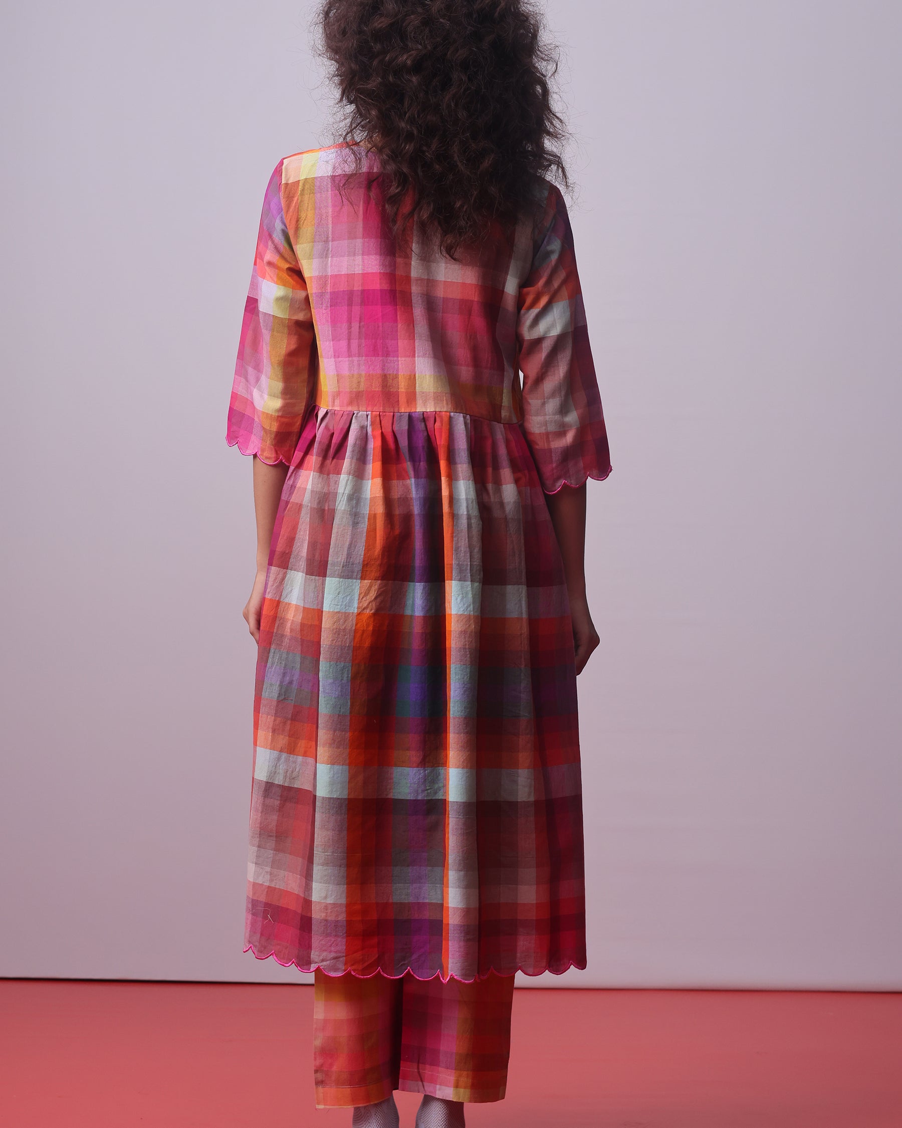 Candy Block Checks Co-ord Set SETS IKKIVI