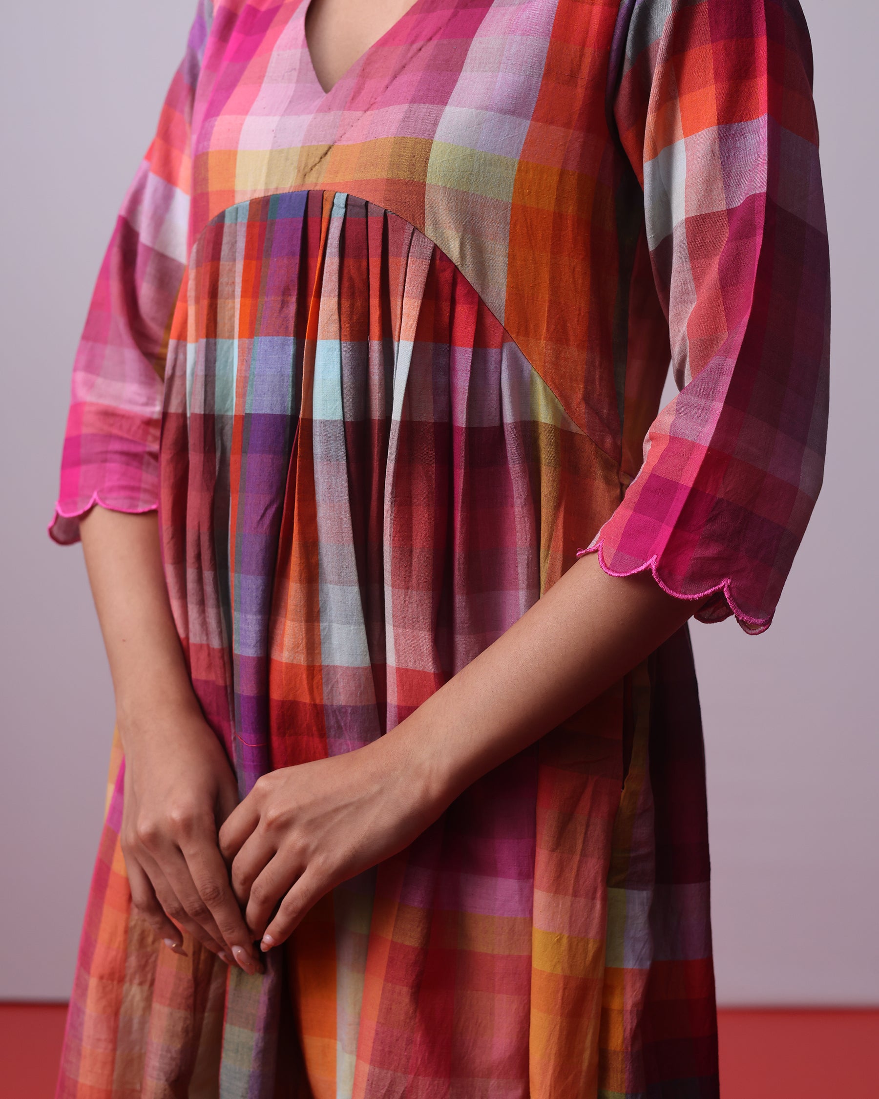 Candy Block Checks Co-ord Set SETS IKKIVI