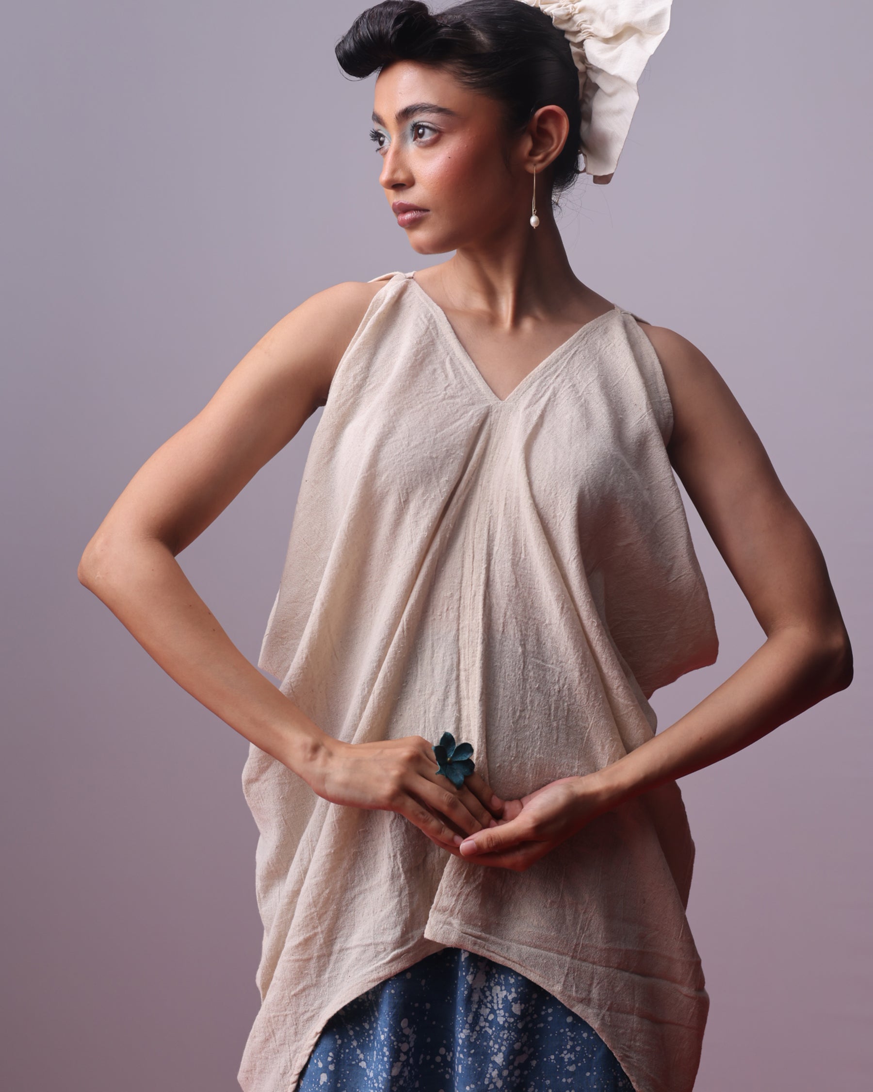 Moonwash Side Cowl Top TOPS IKKIVI