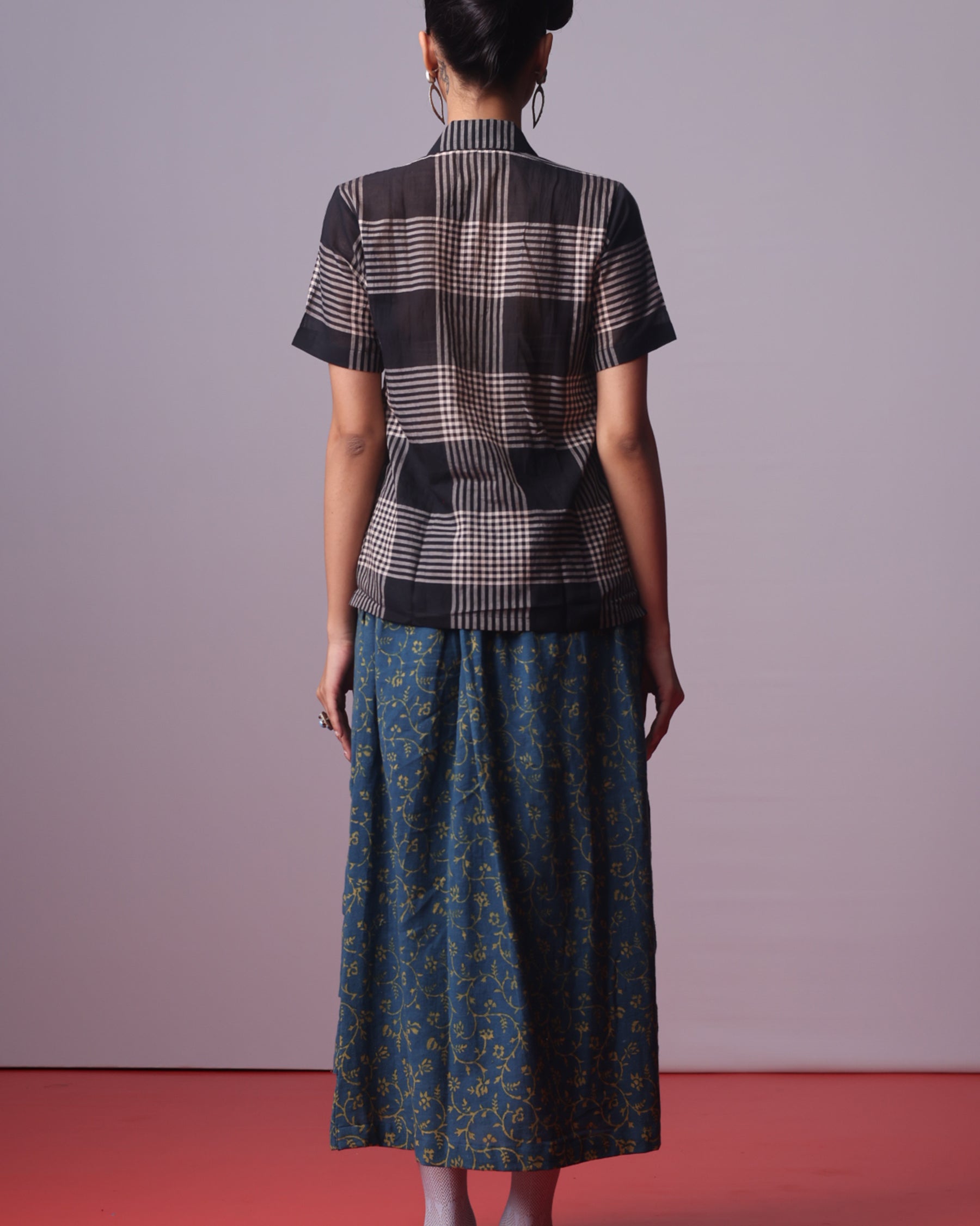 Monochrome Monsoon Shirt TOPS IKKIVI