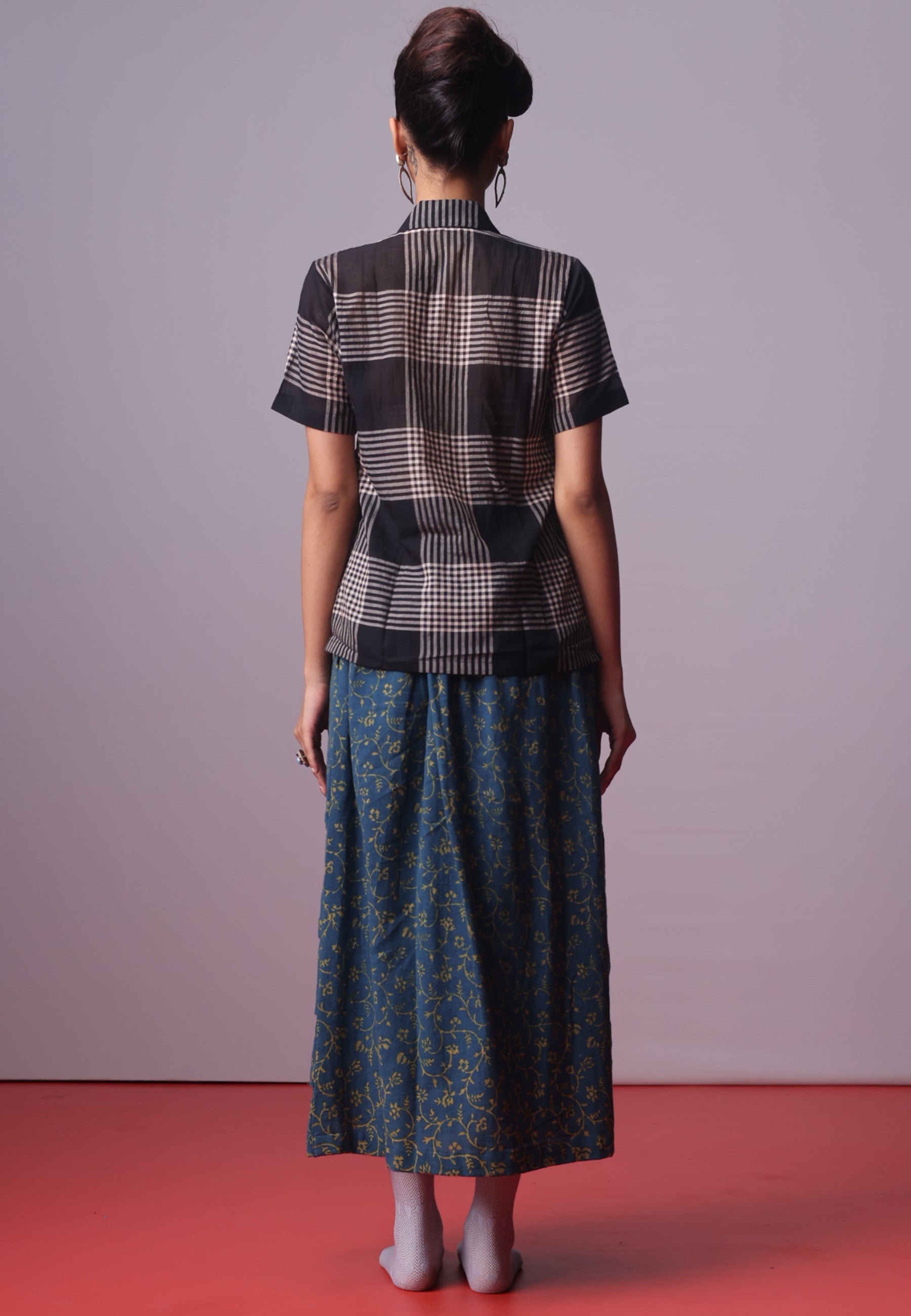 Monochrome Monsoon Shirt TOPS IKKIVI