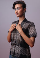 Monochrome Monsoon Shirt TOPS IKKIVI