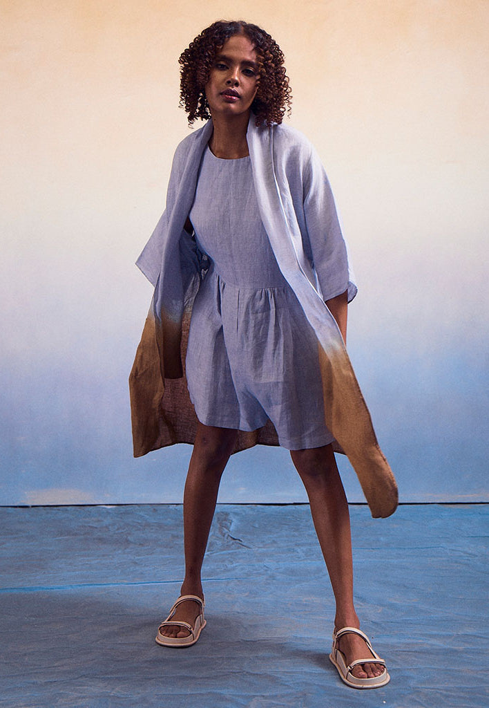 Joy Ombre Blue Khaki Suit Set SETS IKKIVI