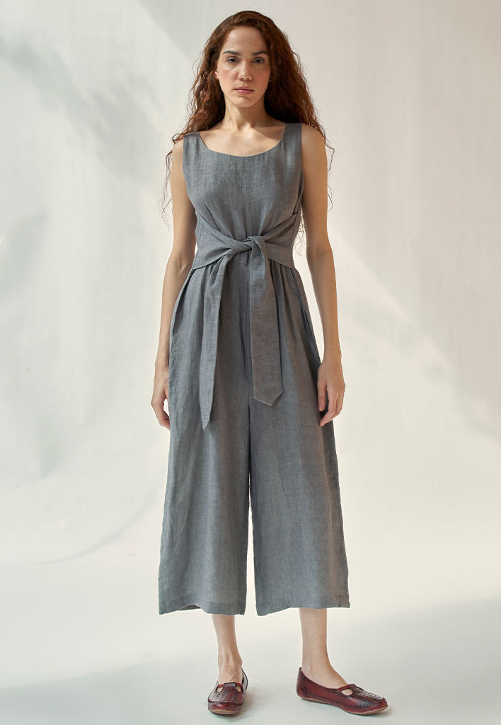 Beyond Basic Grey Jumpsuit JUMPSUITS IKKIVI