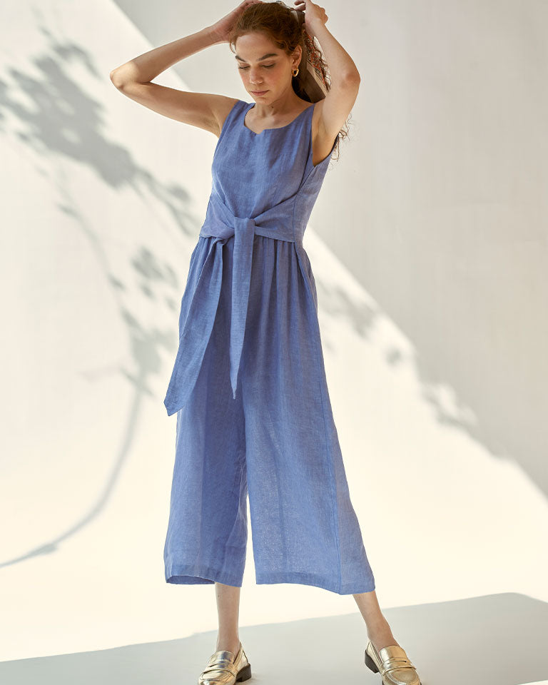 Beyond Basic Blue Jumpsuit JUMPSUITS IKKIVI