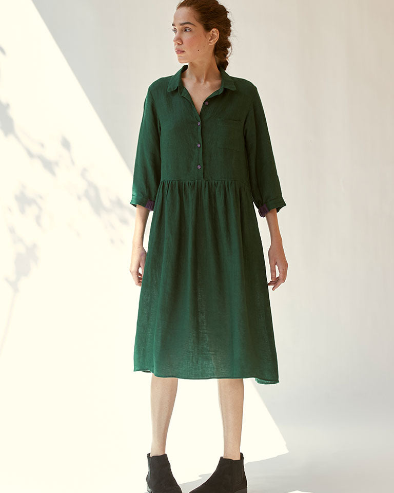 In The Moment Green Dress DRESSES IKKIVI