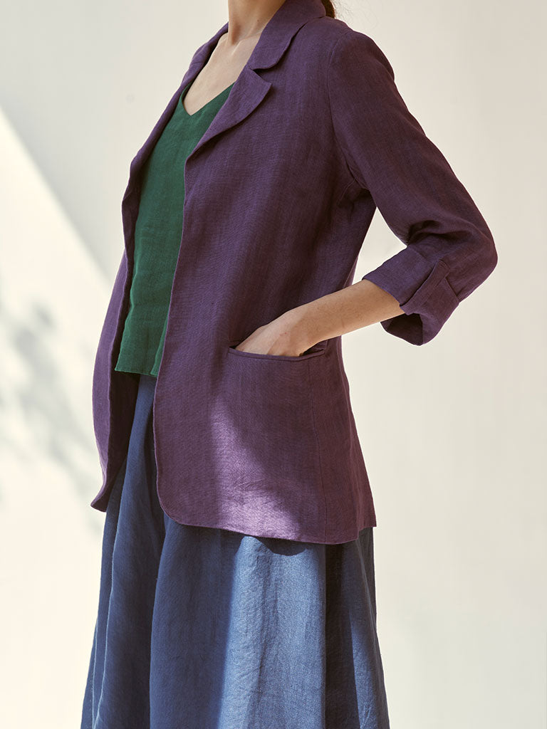 Today's Mood Purple Skirt Set SETS IKKIVI