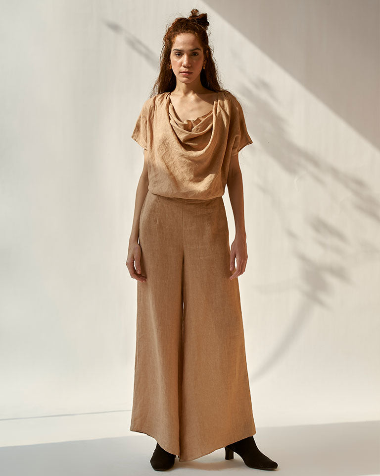 Khaki Cowl Set SETS IKKIVI
