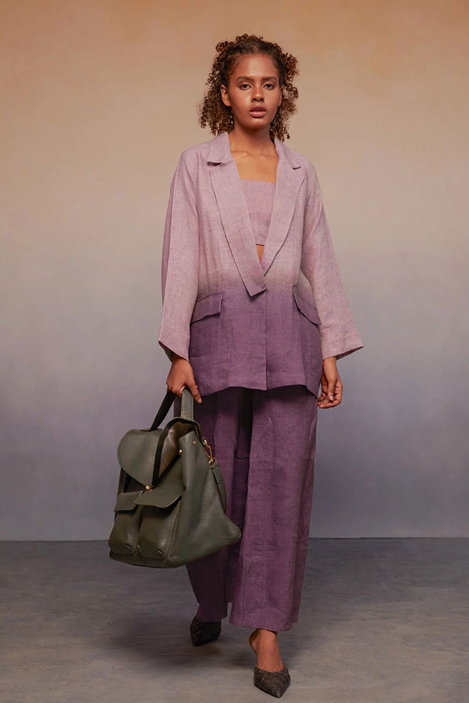 Ombre Classic Suit Set Lavender Plum SETS IKKIVI