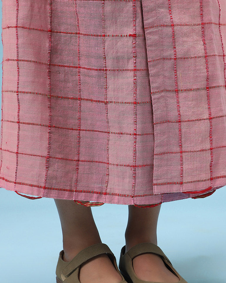 Pink Lungi Wrap Skirt BOTTOMS IRO IRO