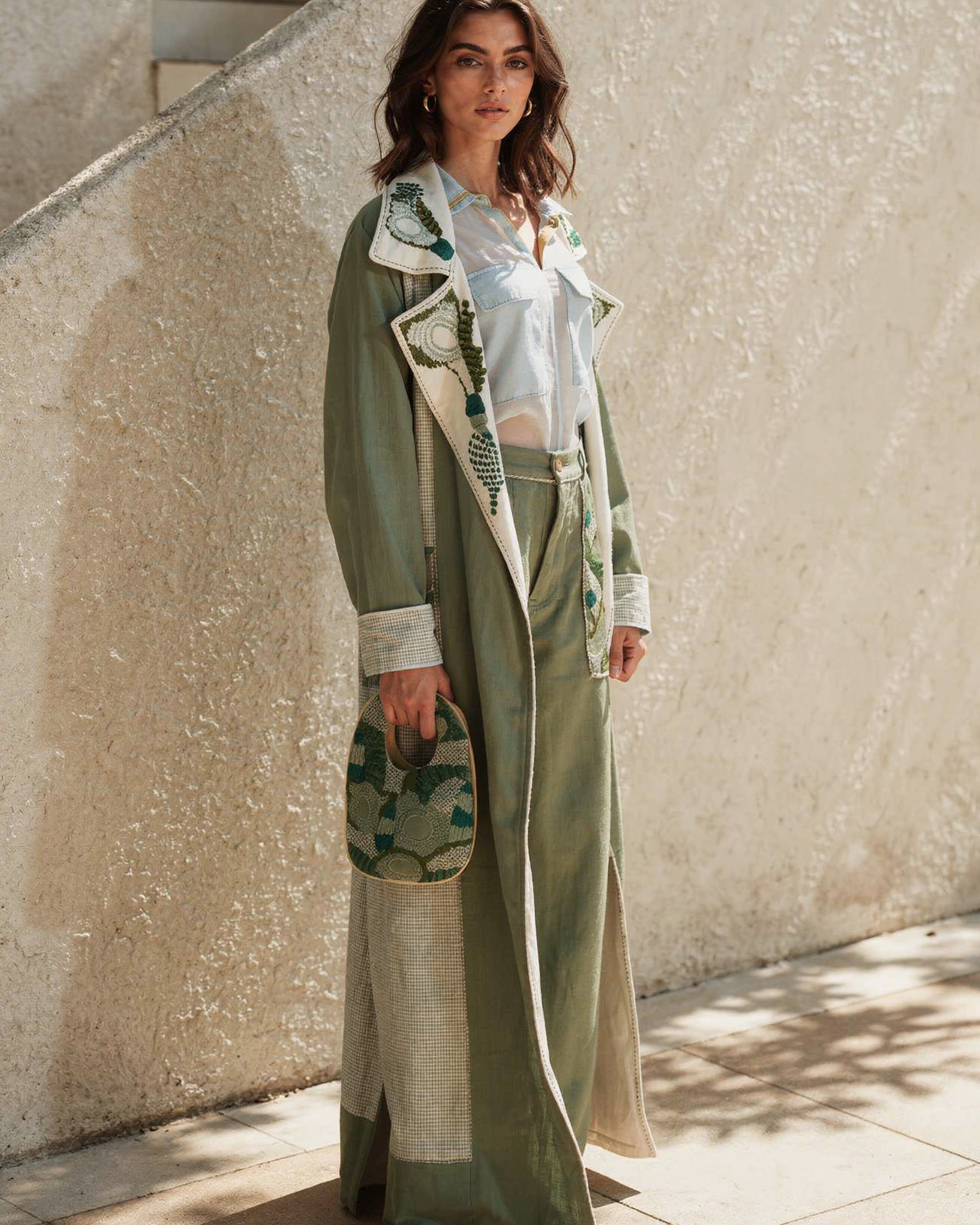 Meadows Unisex Colour Blocked Trench JACKETS IKKIVI