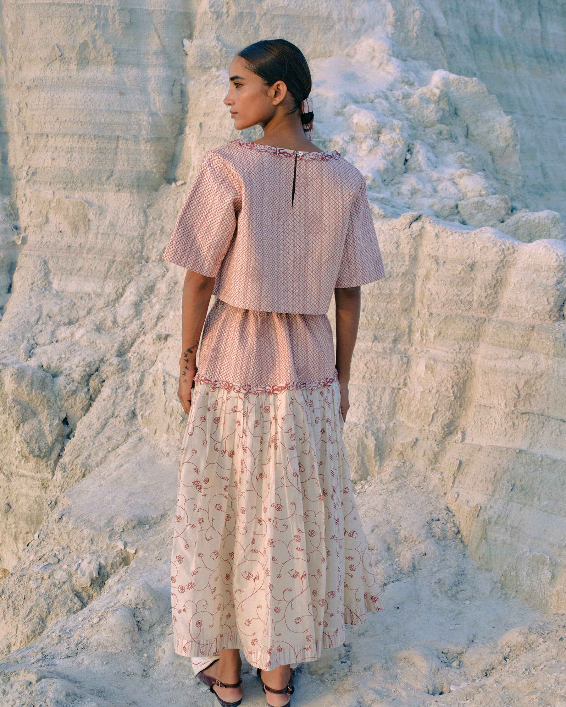 Hnin Quilted Skirt BOTTOMS Ahmev