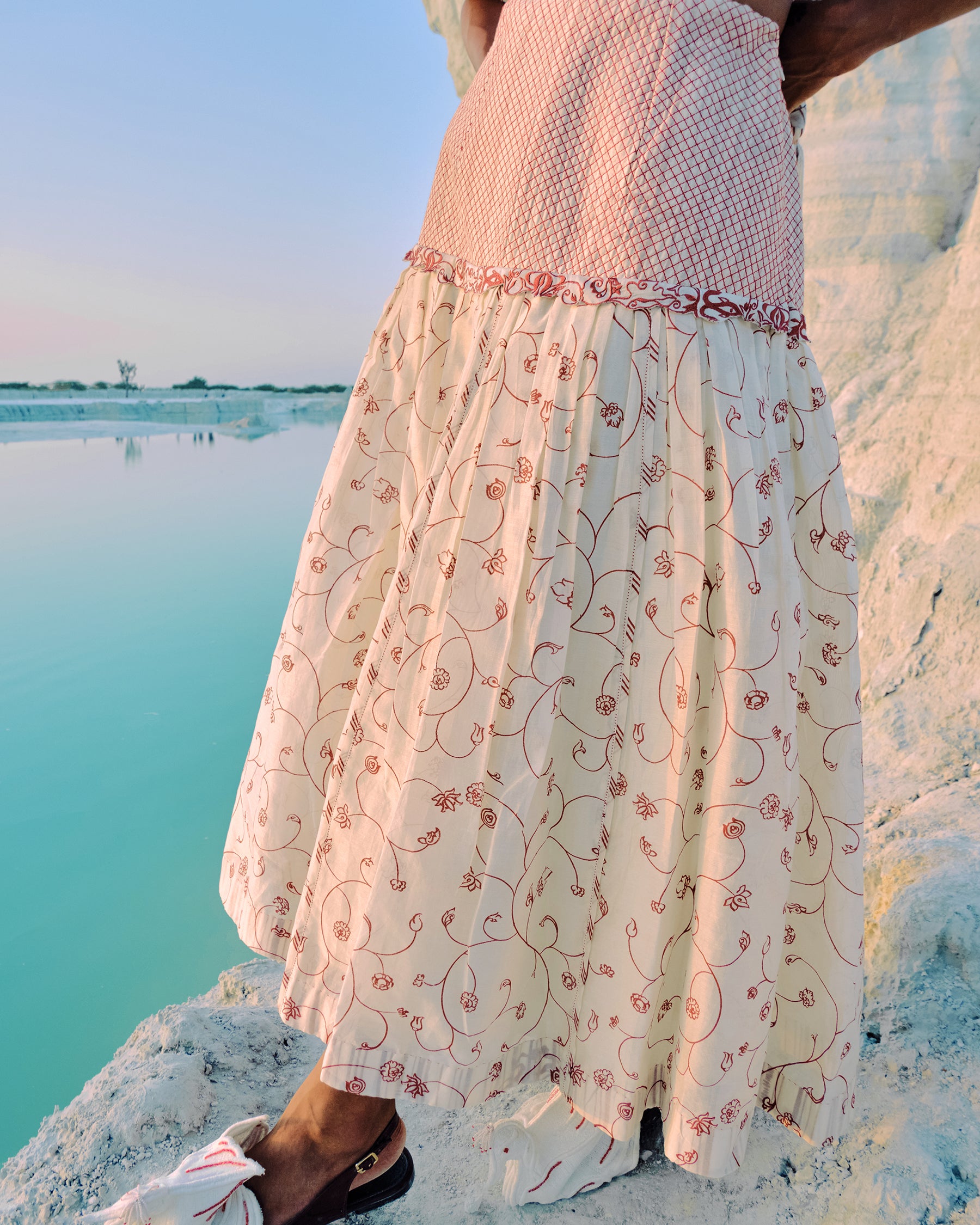 Hnin Quilted Skirt BOTTOMS Ahmev