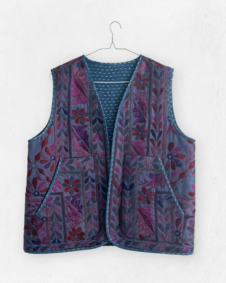 Naz Waistcoat JACKETS IKKIVI One Size Pattern 3 Cotton