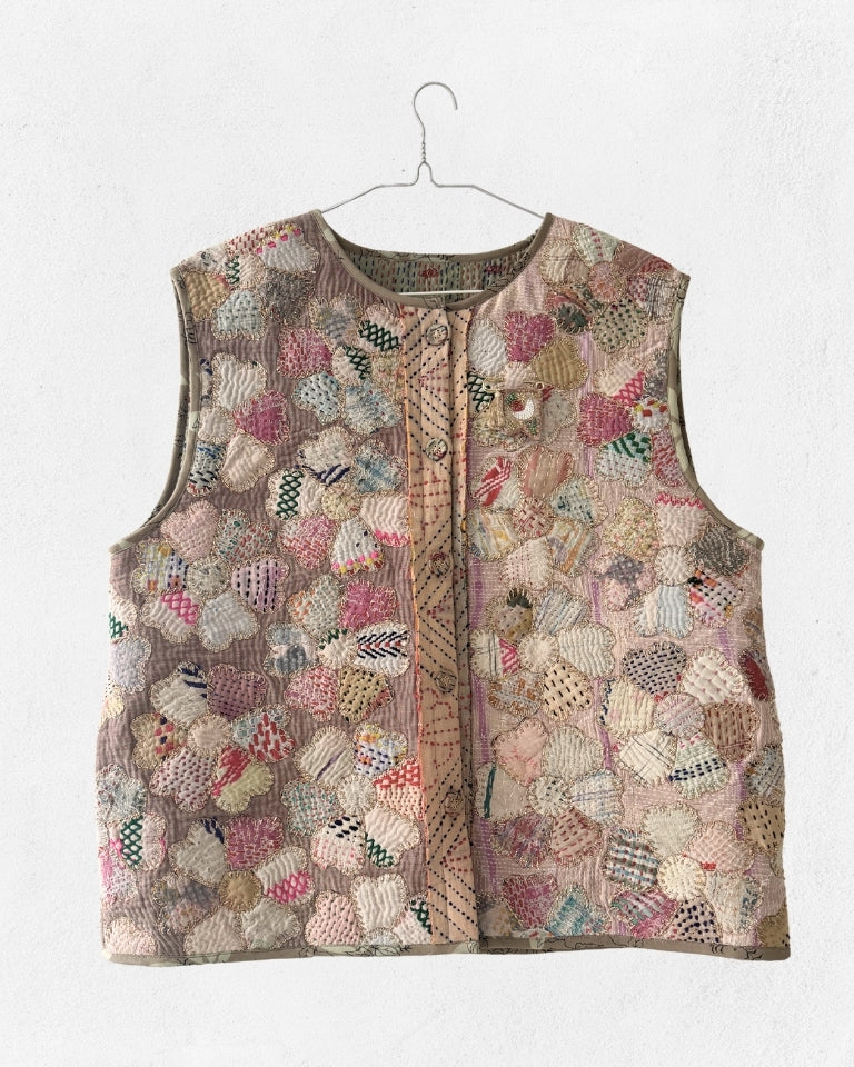 Mizumi Vest JACKETS IKKIVI One Size Pattern 3 Cotton