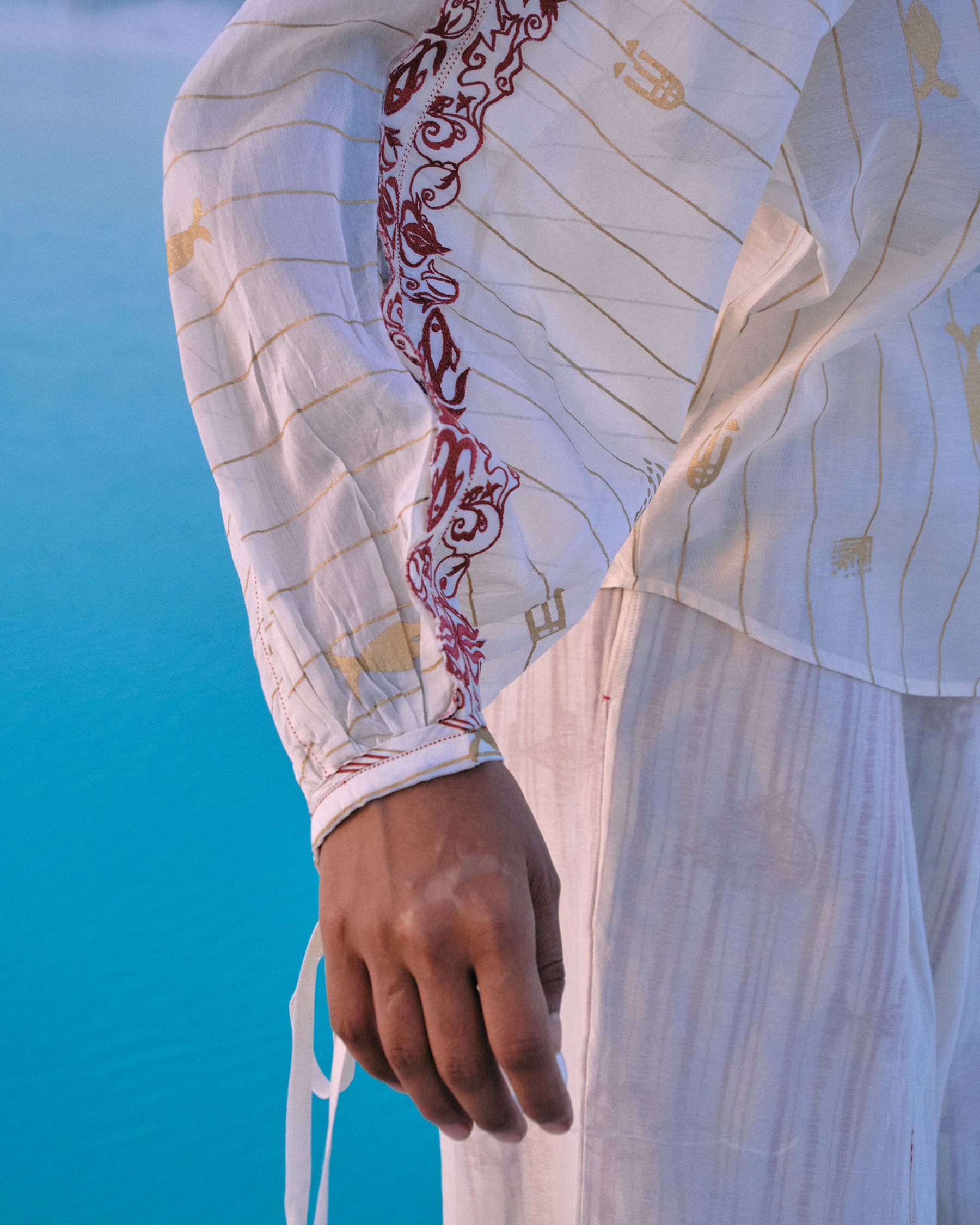 Shwe Stripe Dolman Shirt TOPS Ahmev