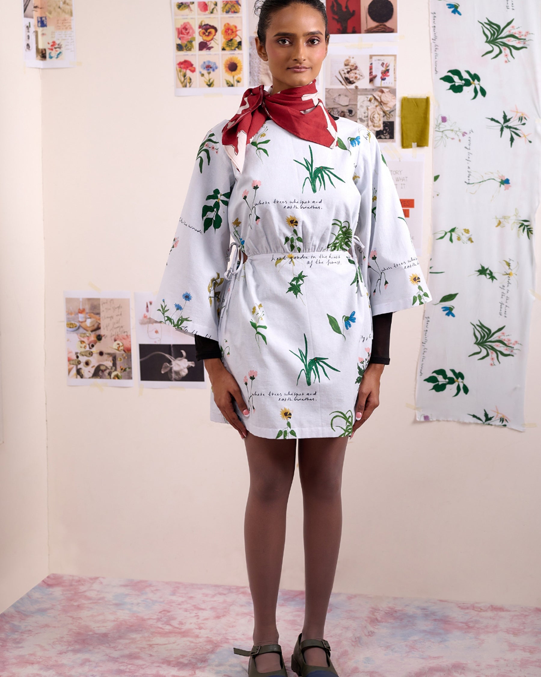 Aurielle Printed Dress DRESSES Doodlage