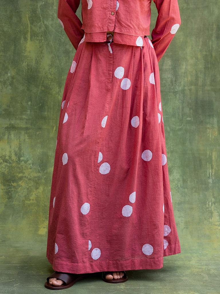 Irene Coral Skirt BOTTOMS Doodlage