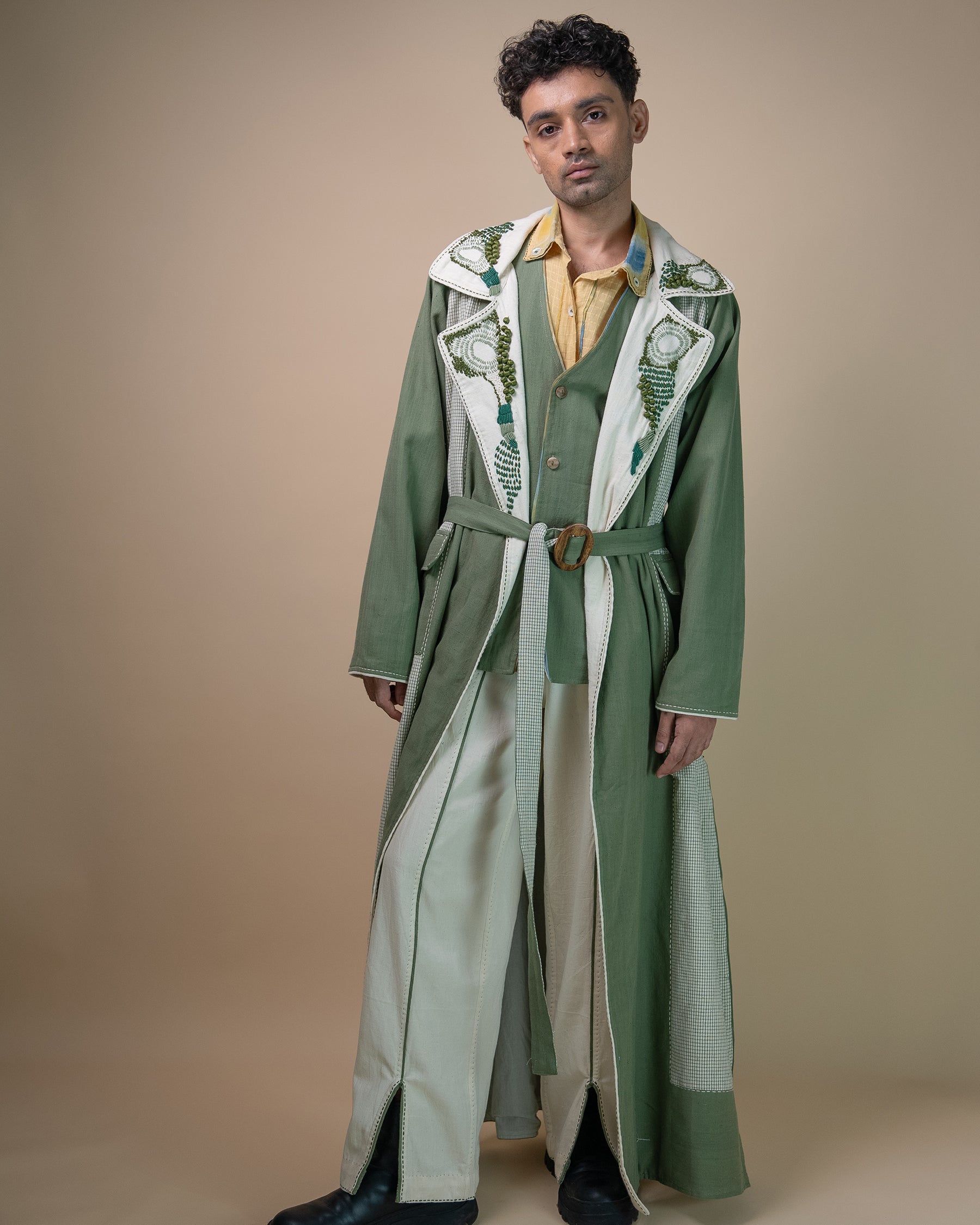 Meadows Unisex Colour Blocked Trench JACKETS IKKIVI