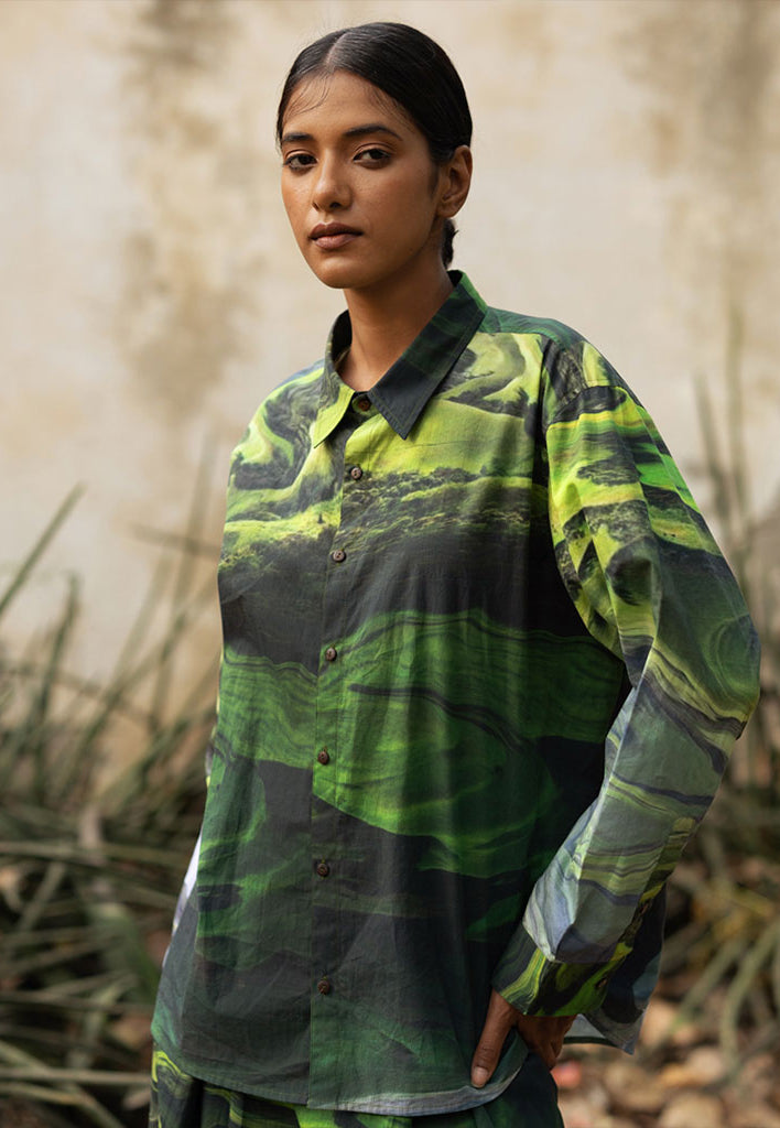 Earo Green Shirt TOPS Doodlage