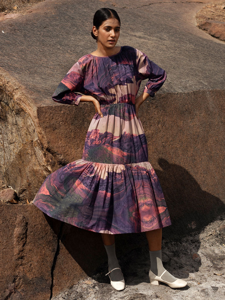 Amin Printed Dress DRESSES Doodlage