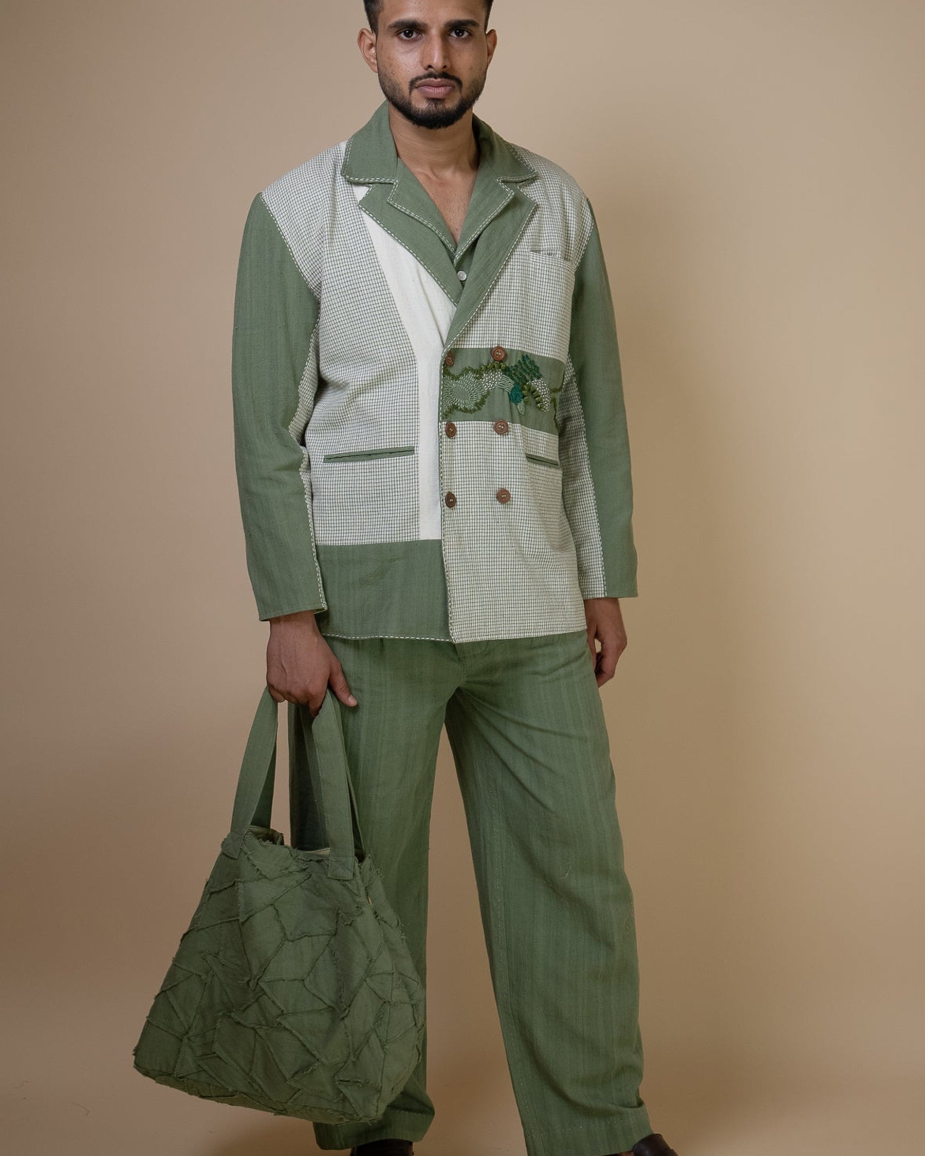 Meadows Unisex Double Breasted Blazer JACKETS IKKIVI