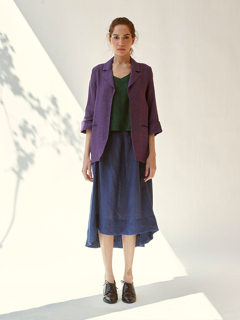 Today's Mood Purple Skirt Set SETS IKKIVI