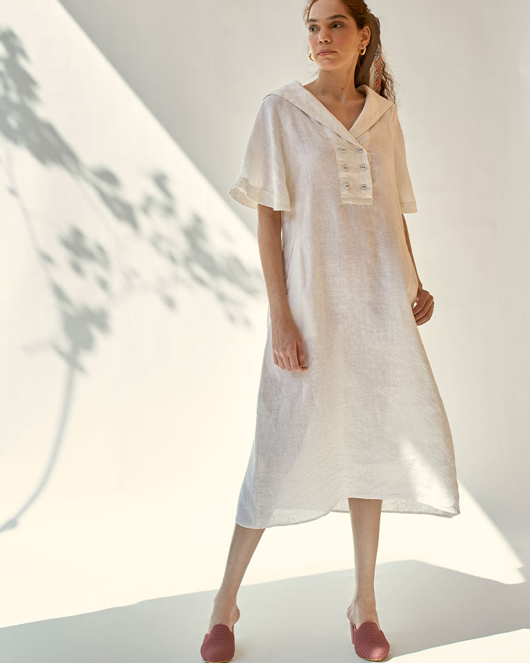 Anytime Ivory Dress DRESSES IKKIVI