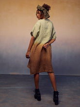 Load image into Gallery viewer, Ombre Block Dress Green Cocoa DRESSES IKKIVI