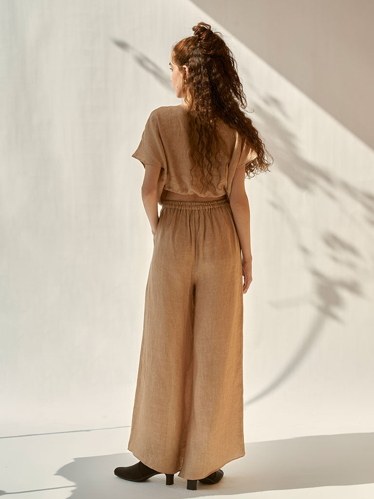 Khaki Cowl Set SETS IKKIVI