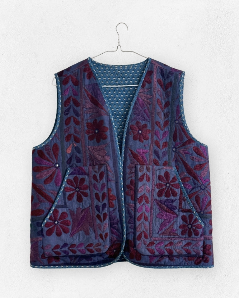 Naz Waistcoat JACKETS IKKIVI One Size Pattern 4 Cotton