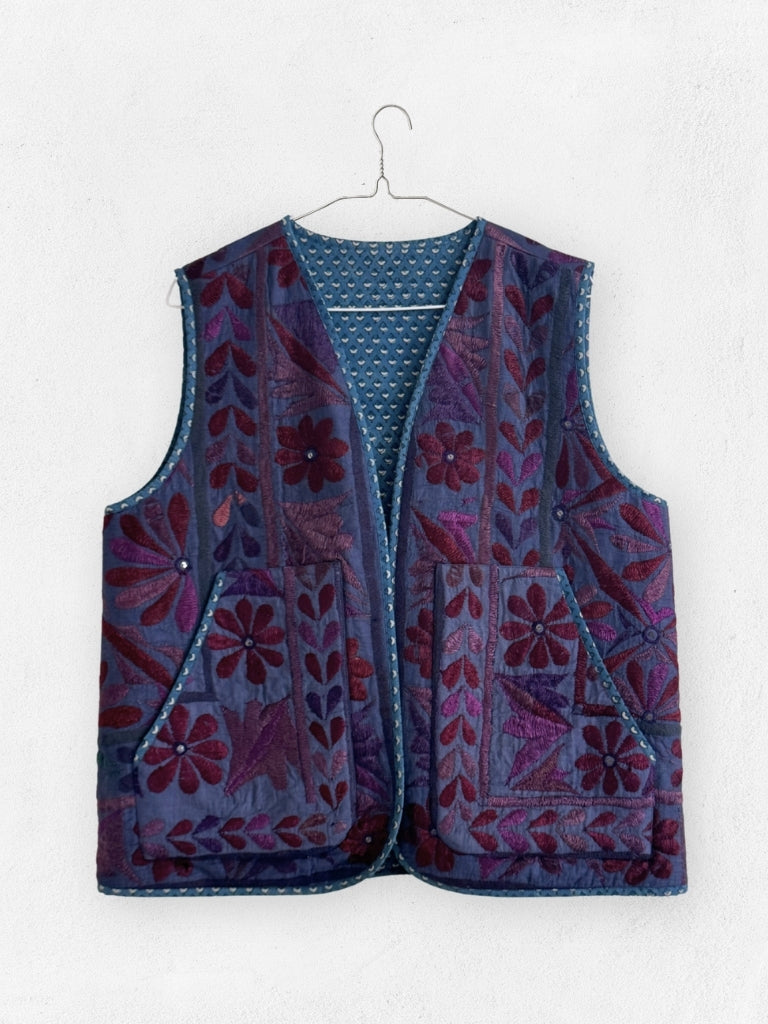 Naz Waistcoat JACKETS IKKIVI One Size Pattern 4 Cotton