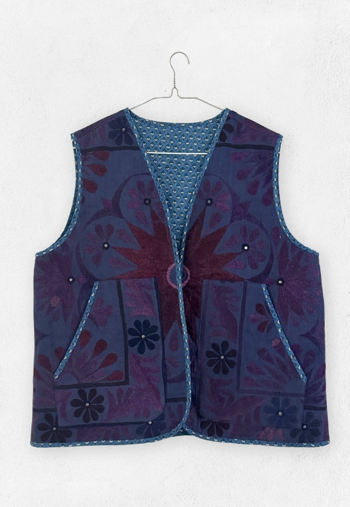 Naz Waistcoat JACKETS IKKIVI One Size Pattern 5 Cotton