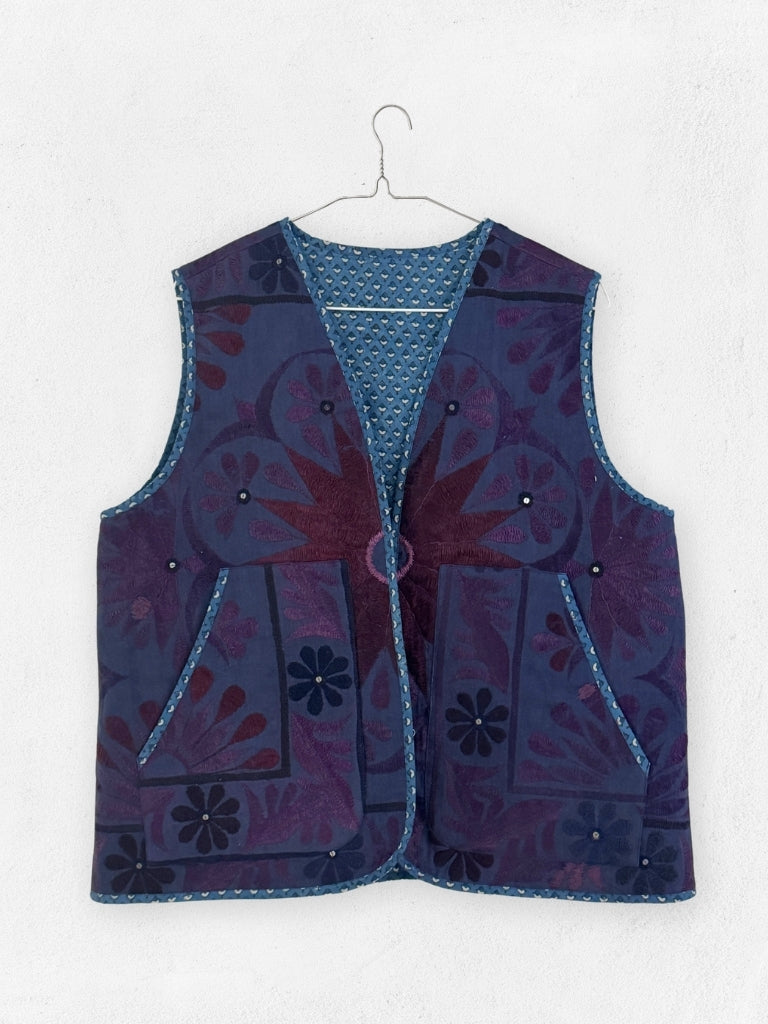 Naz Waistcoat JACKETS IKKIVI One Size Pattern 5 Cotton