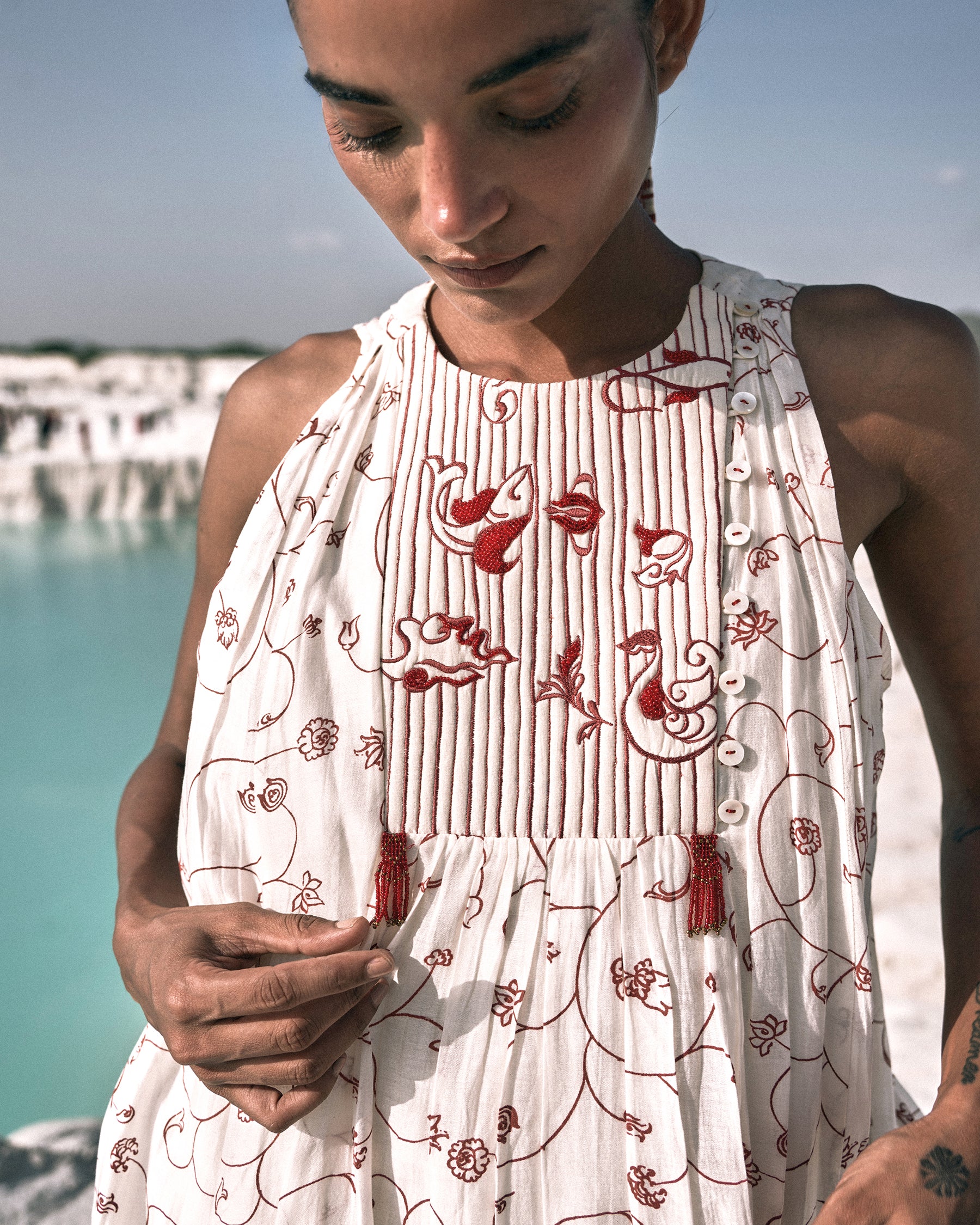 Yadana Halter Dress DRESSES Ahmev
