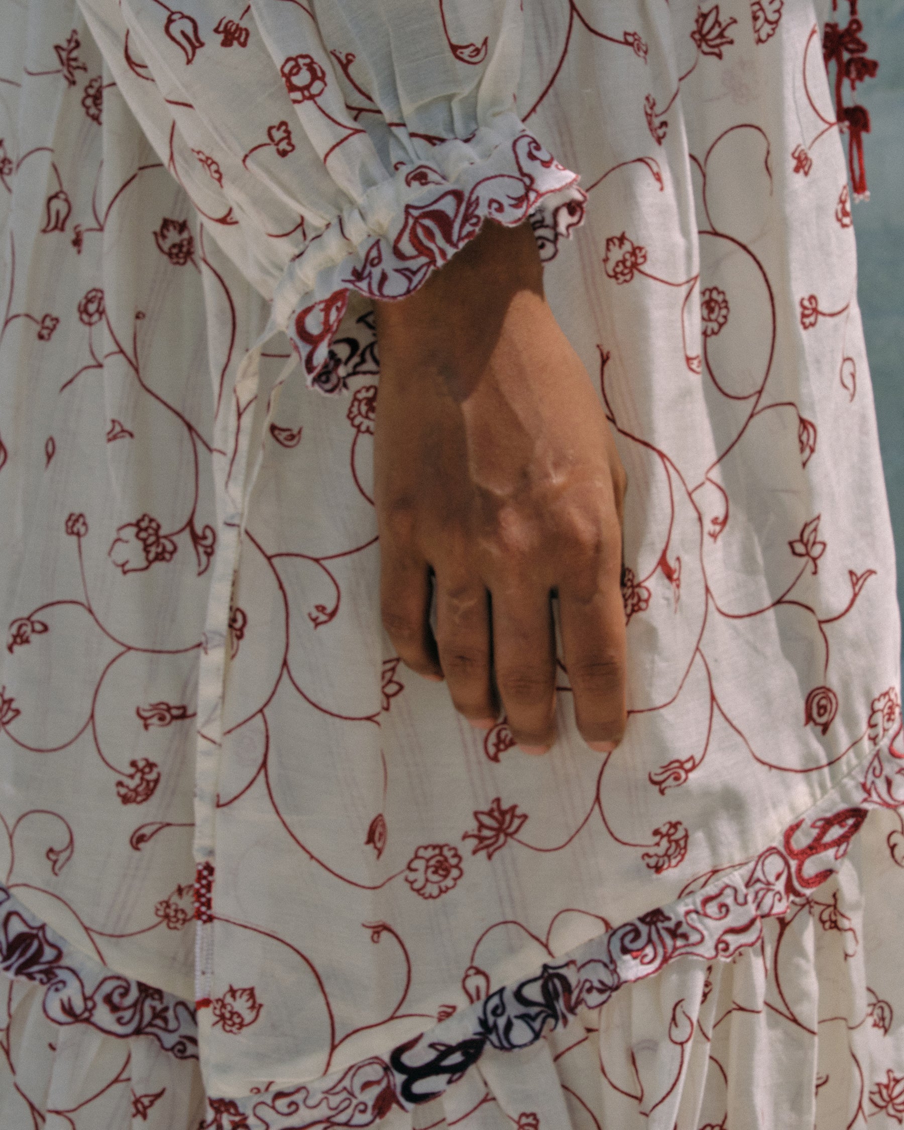 Min Maw Chanderi Tier Dress DRESSES Ahmev
