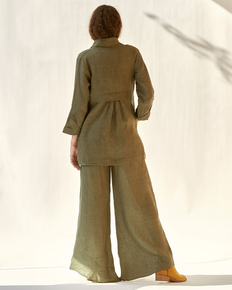 My Fav Green Oversized Blazer Set SETS IKKIVI