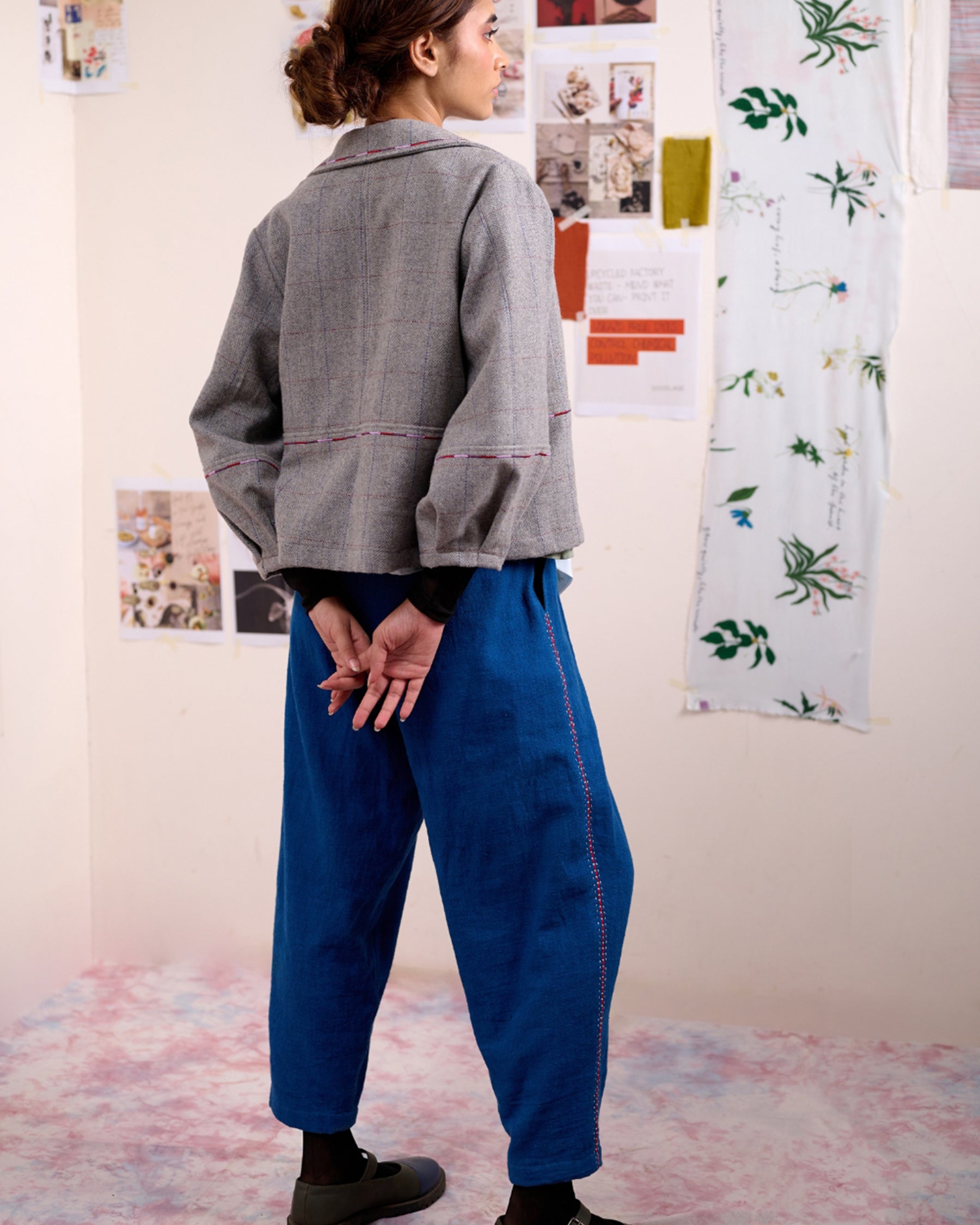 Oren Blue Pants BOTTOMS Doodlage