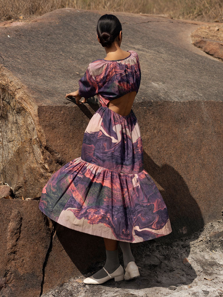 Amin Printed Dress DRESSES Doodlage