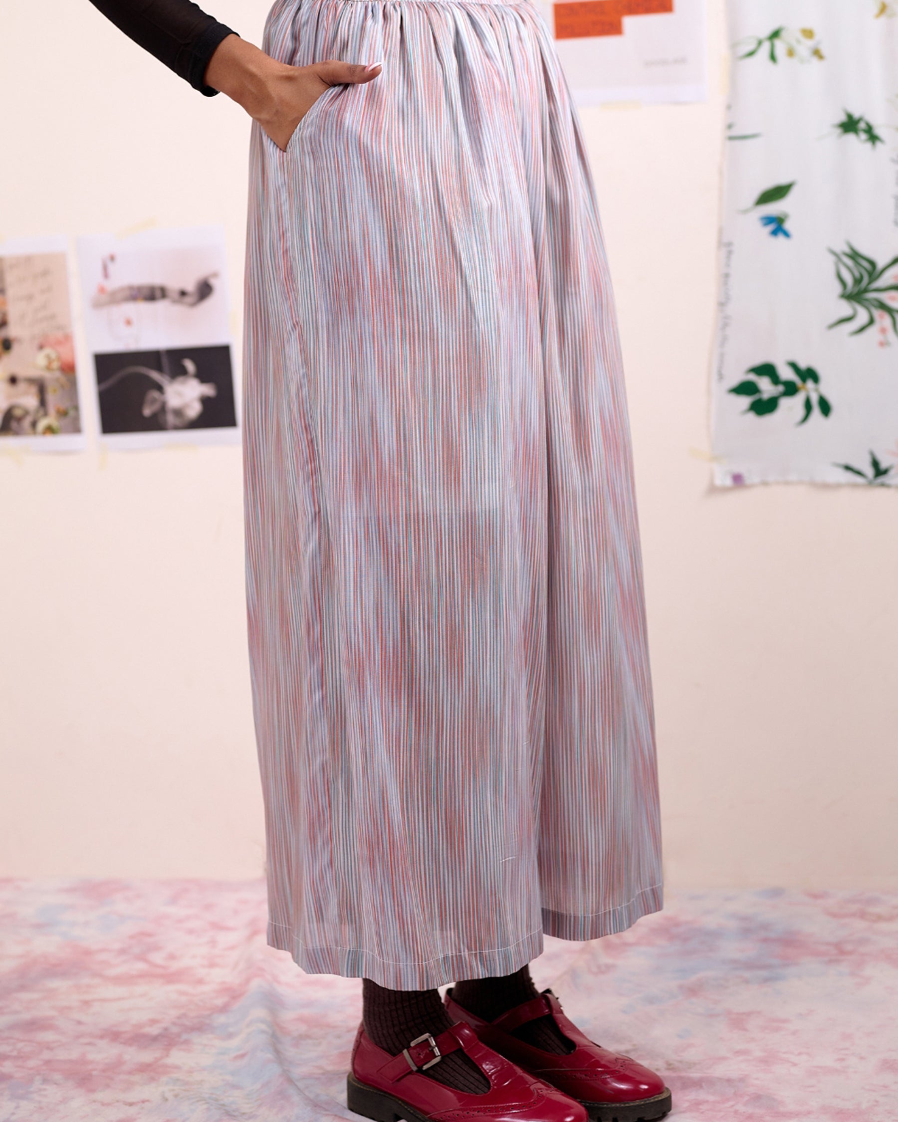 Rehno Striped Pants BOTTOMS Doodlage