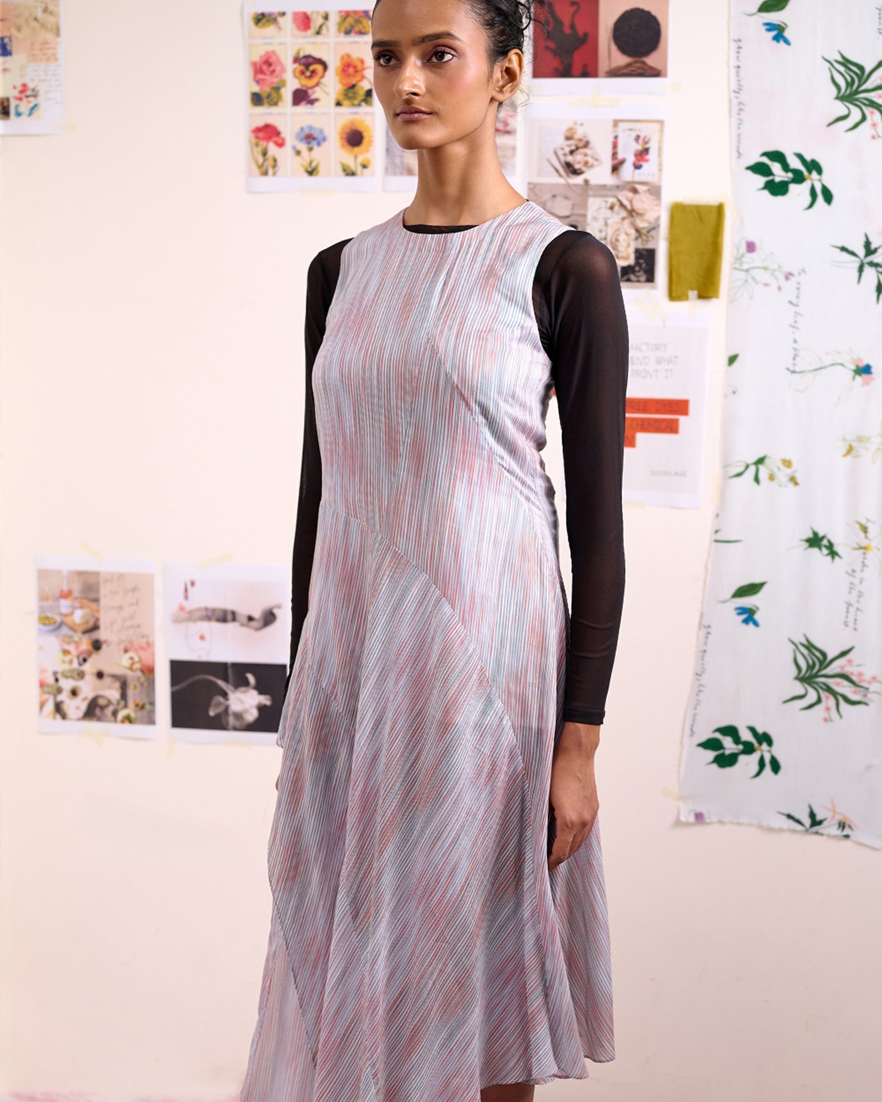 Heron Striped Dress DRESSES Doodlage