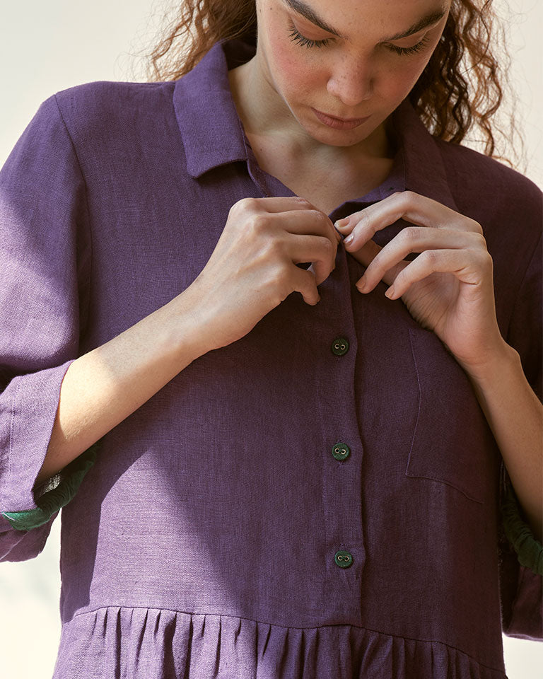 In The Moment Purple Dress DRESSES IKKIVI