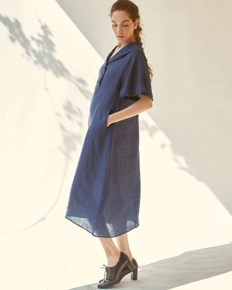 Anytime Indigo Dress DRESSES IKKIVI