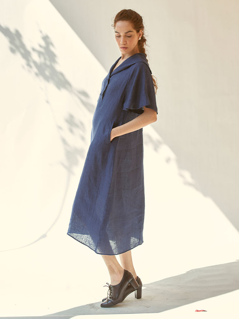 Anytime Indigo Dress DRESSES IKKIVI