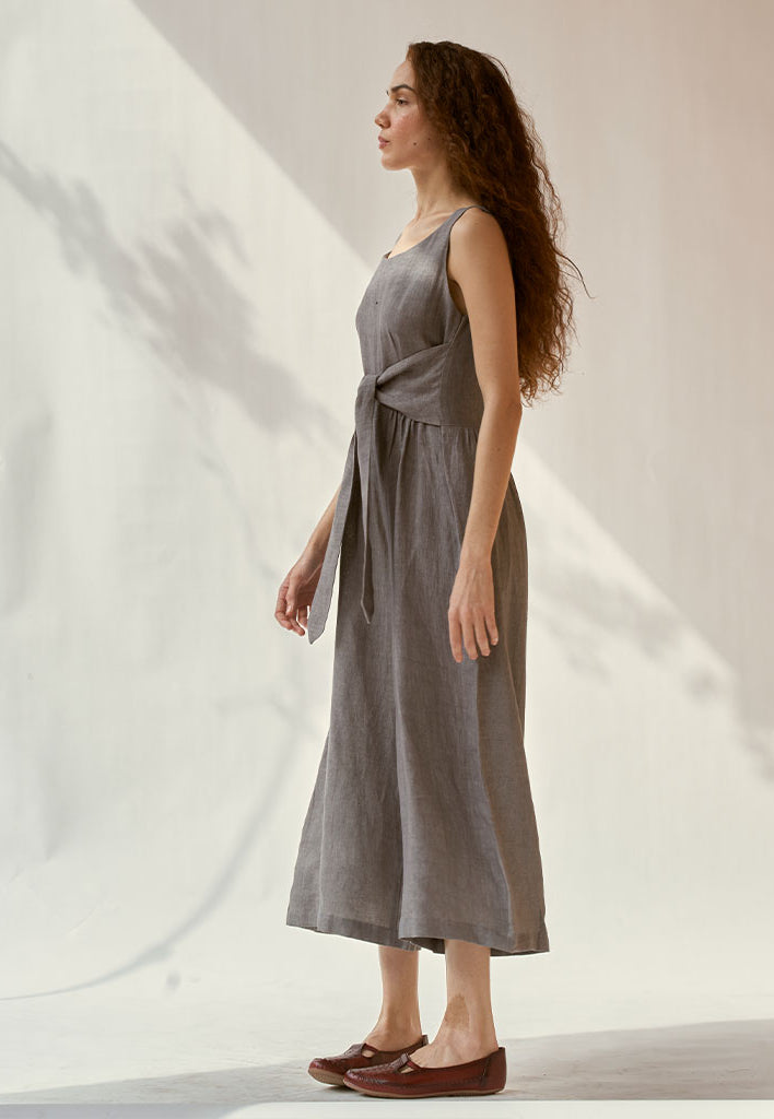 Beyond Basic Grey Jumpsuit JUMPSUITS IKKIVI