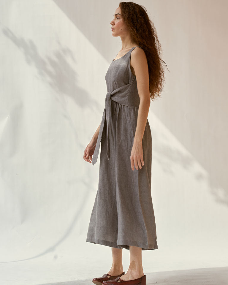 Beyond Basic Grey Jumpsuit JUMPSUITS IKKIVI