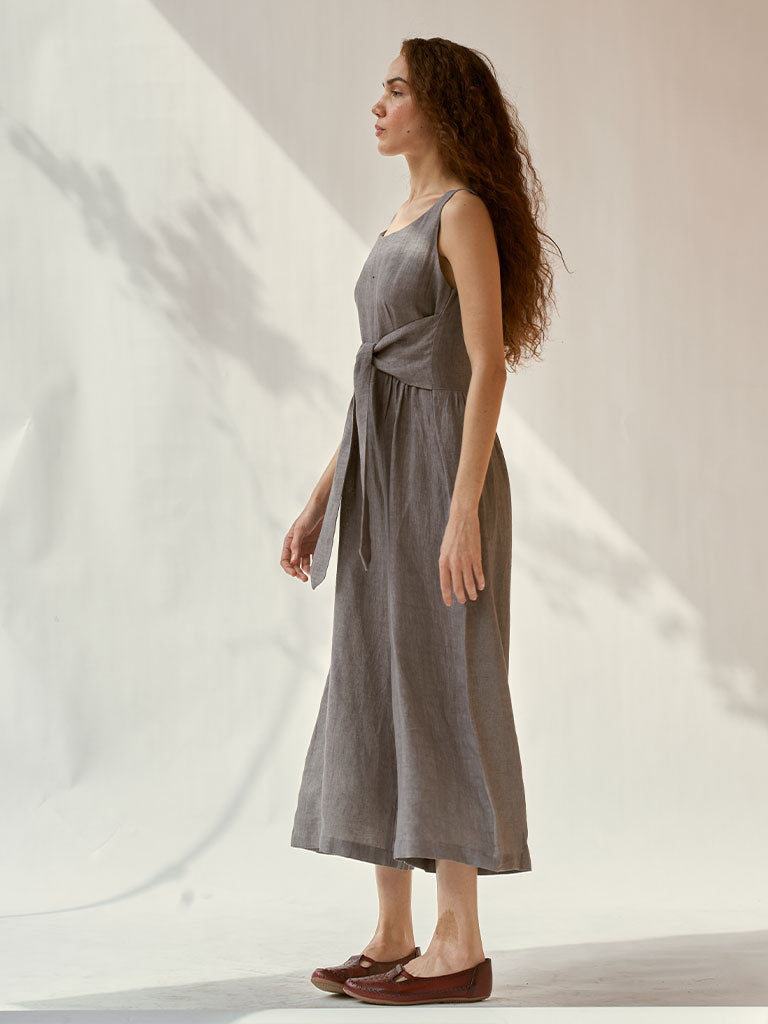 Beyond Basic Grey Jumpsuit JUMPSUITS IKKIVI